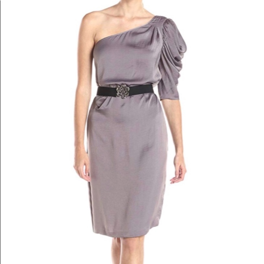 Bcbgmaxazria side draped dress